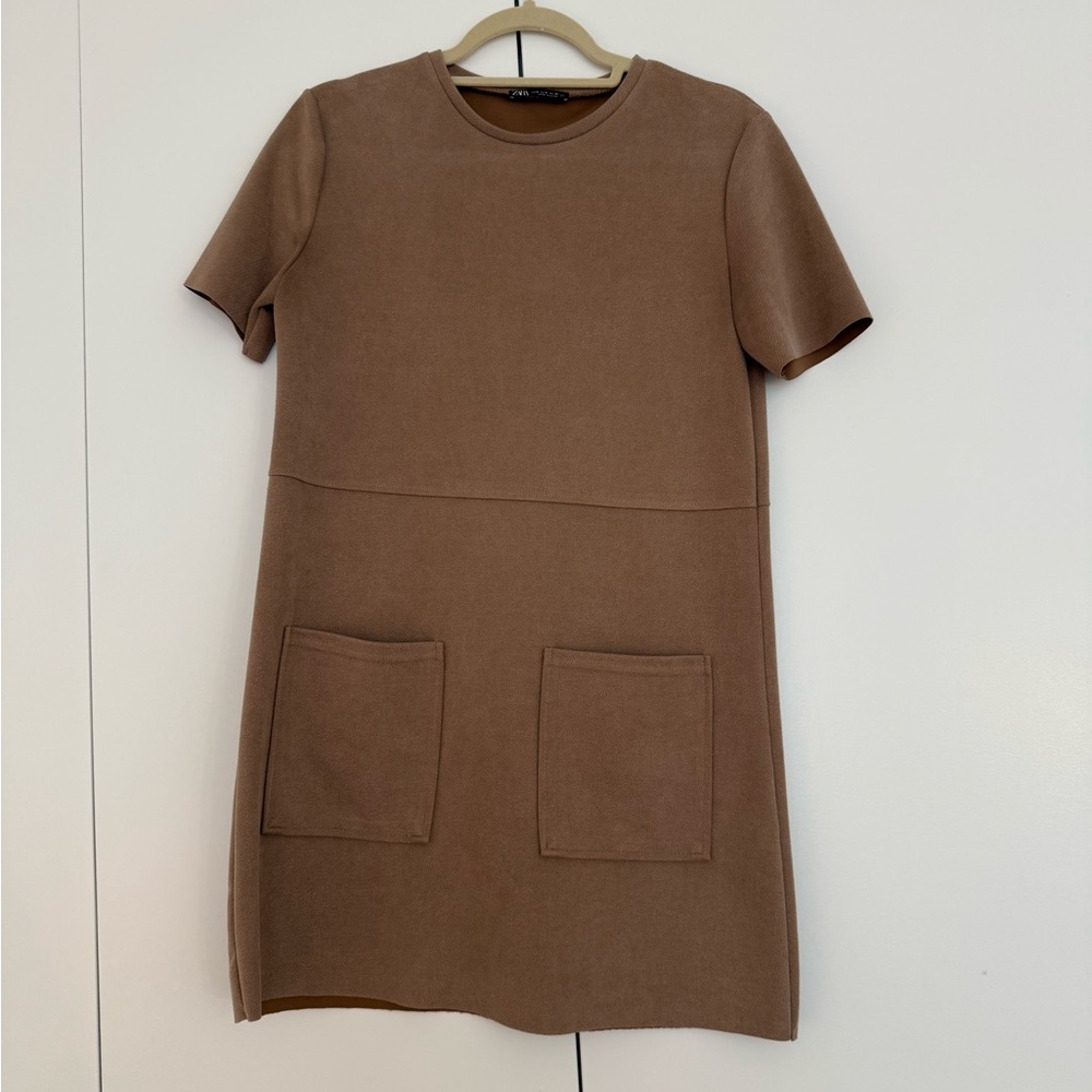 Comfortable Tan Dress